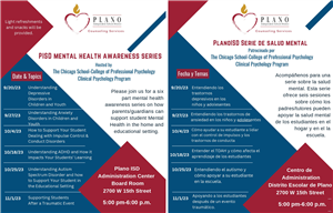 Mental Health Series Flyer